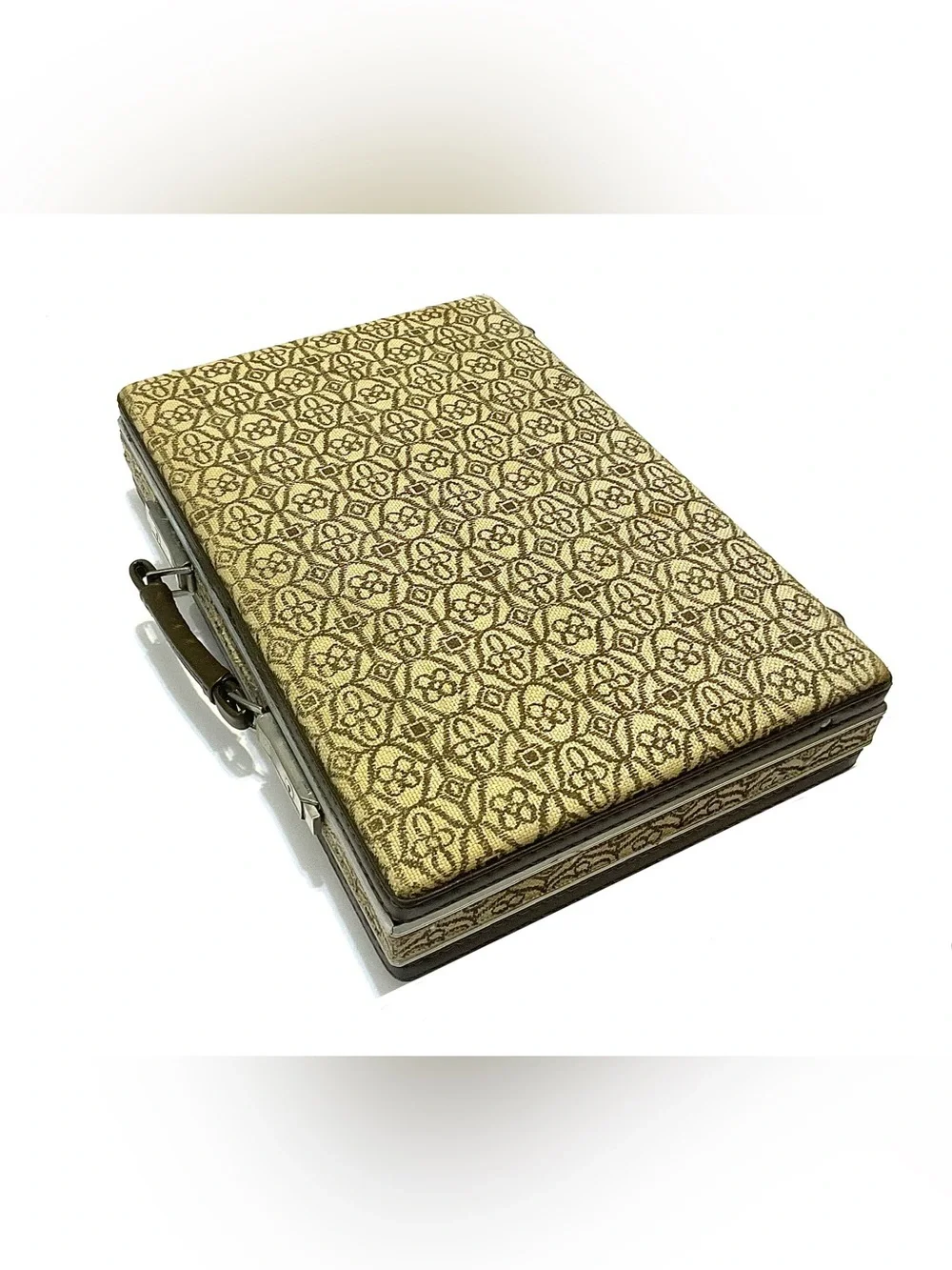Vintage 1970’s Fabric Covered Briefcase